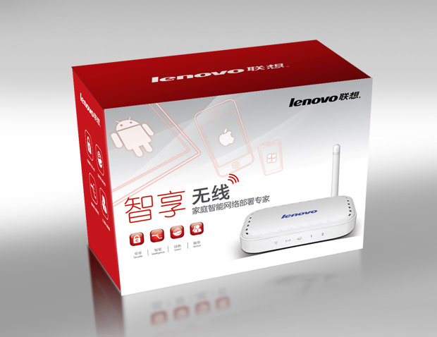 联想智享无线包装产品包装一